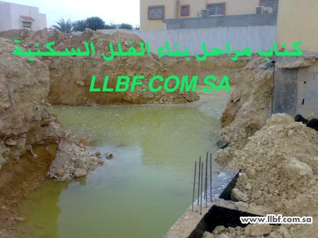 خطوات البناء على أرض بها مياه جوفية منتديات للبناء فنون